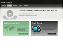 Tablet Screenshot of m-facilities.net